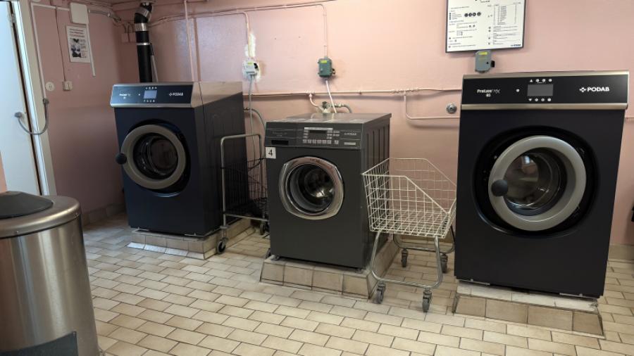 En av föreningens tre tvättstugor.