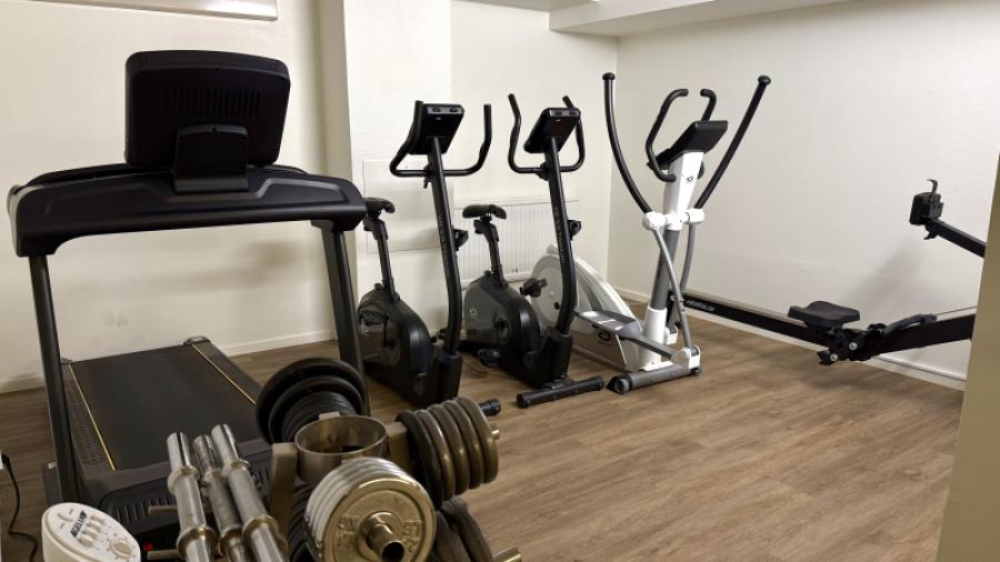 Gymmet med konditionsavdelning.